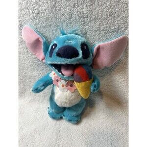 Disney Aulani Exclusive Stitch Shave Ice Plush Doll Used Great Condition